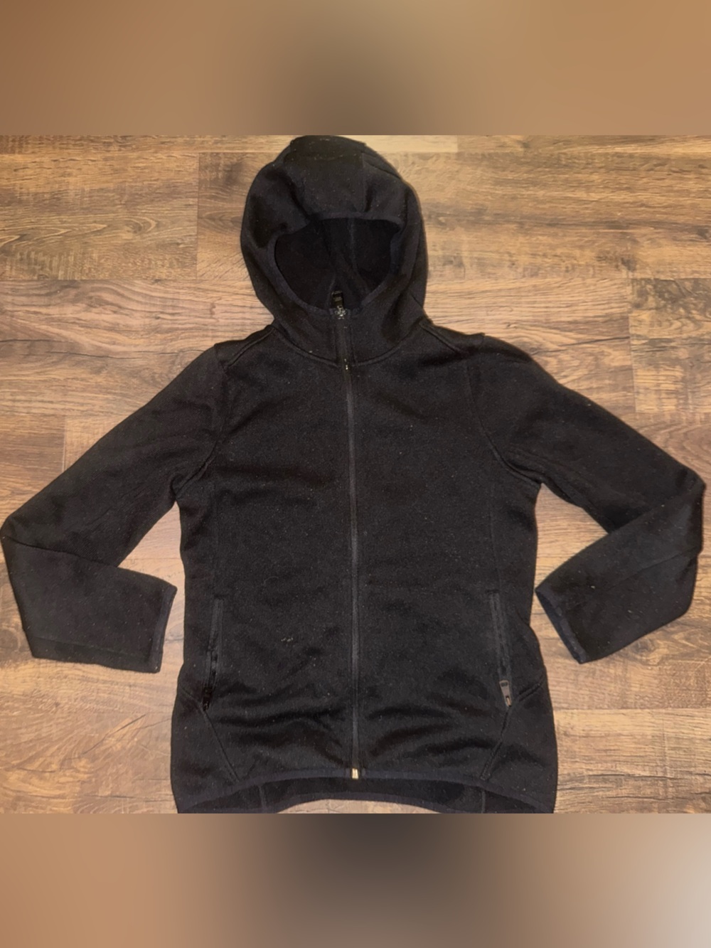 Andrew Marc Black Hooded Jacket